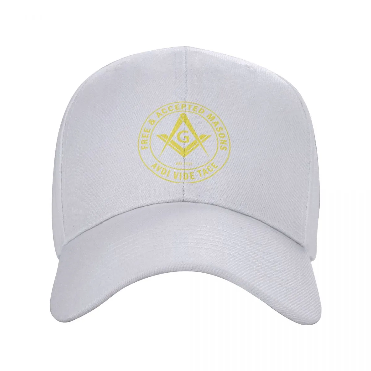 Master Mason Blue Lodge Baseball Cap - AVDI VIDE TACE Free Accepted Masons (Multiple Colors)