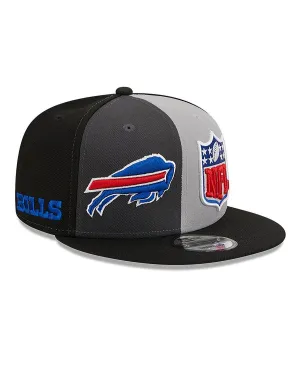 Men's Black and Gray Buffalo Bills 2023 Sideline 9FIFTY Snapback New Era Cap