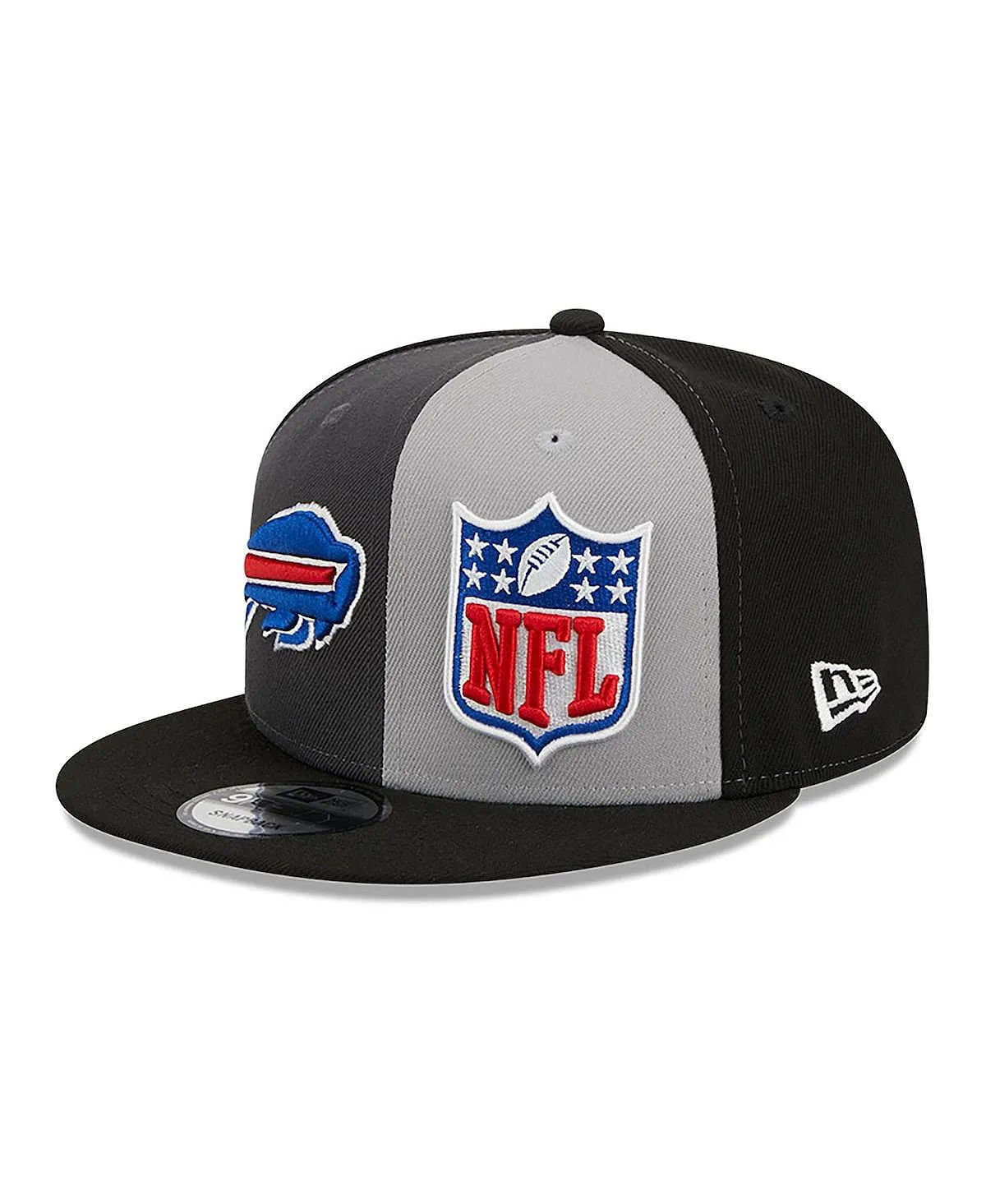 Men's Black and Gray Buffalo Bills 2023 Sideline 9FIFTY Snapback New Era Cap