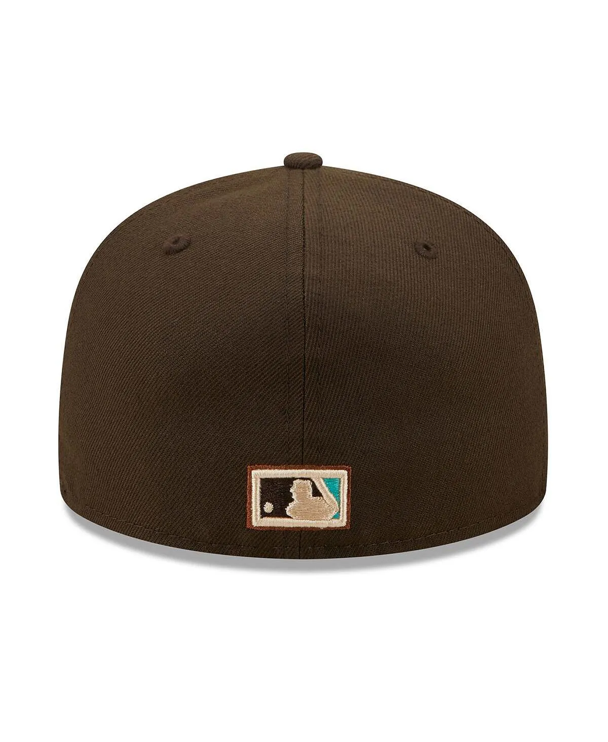 Men's Los Angeles Dodgers Walnut Mint Brown Fitted Hat 59FIFTY New Era