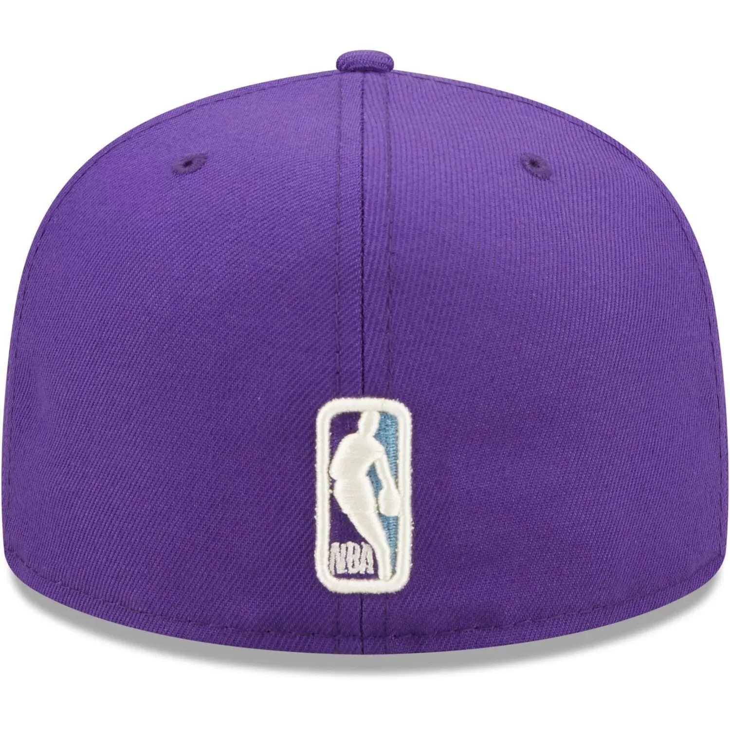 Men's New Era Purple Los Angeles Lakers 17x NBA Finals Champions Pop 59FIFTY Sweatshirt Fitted Hat