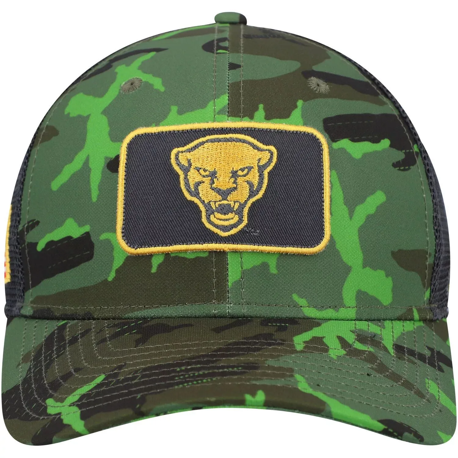 Men's Nike Camo/Black Pitt Panthers Classic99 Veterans Day Trucker Snapback Cap