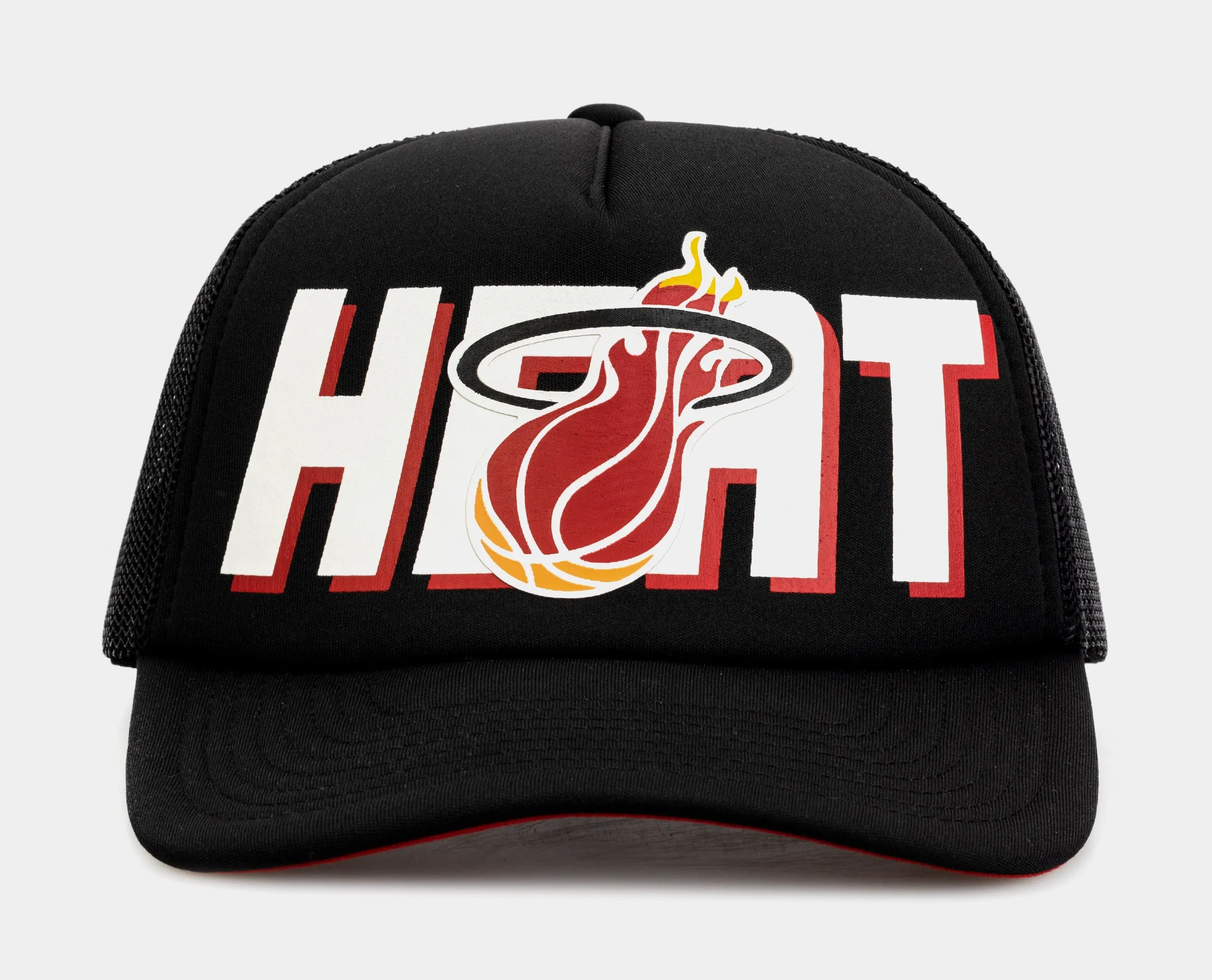 Miami Heat Billboard Trucker Mens Hats (Black)