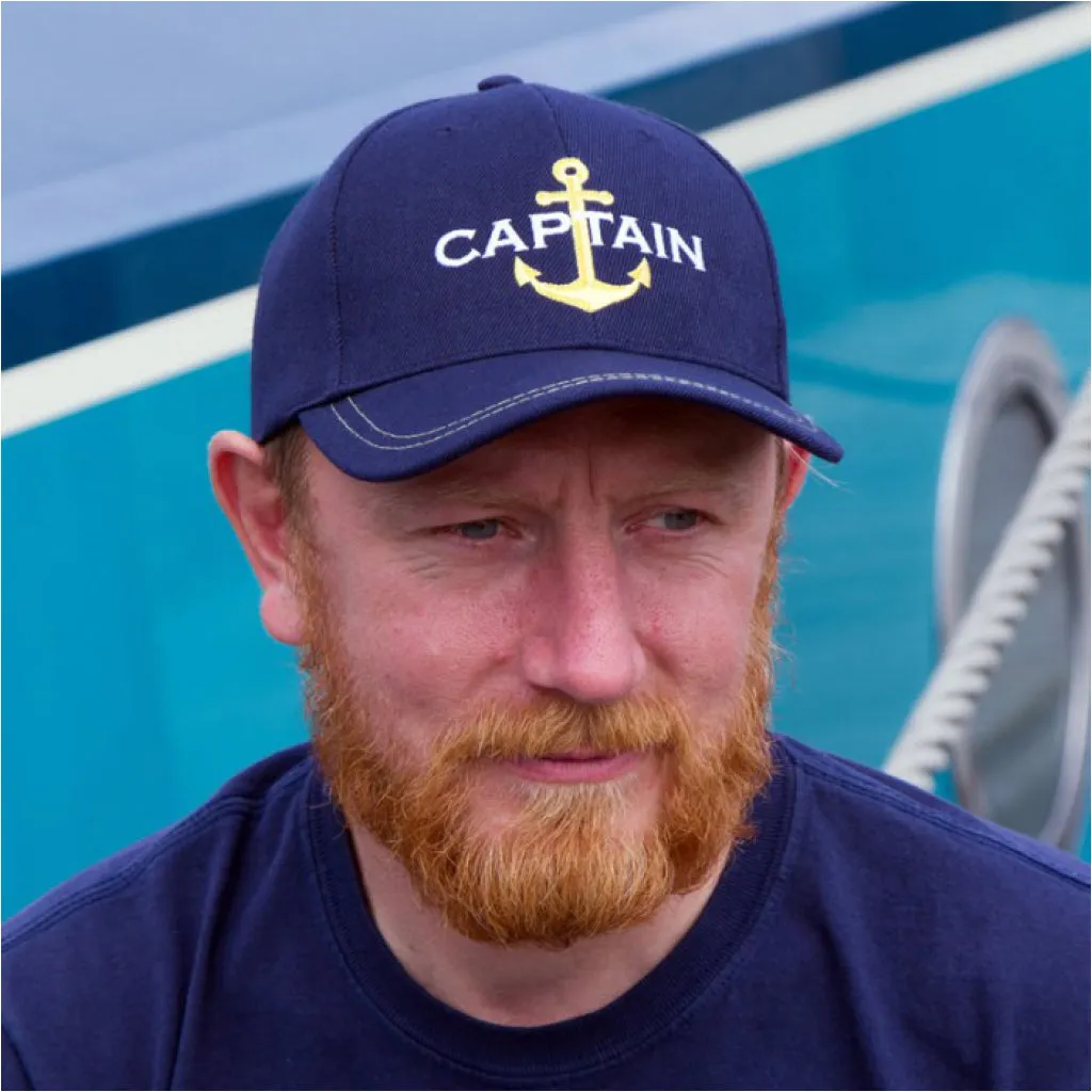 Nauticalia Baseball Hat Captain & Anchor Yachtsman