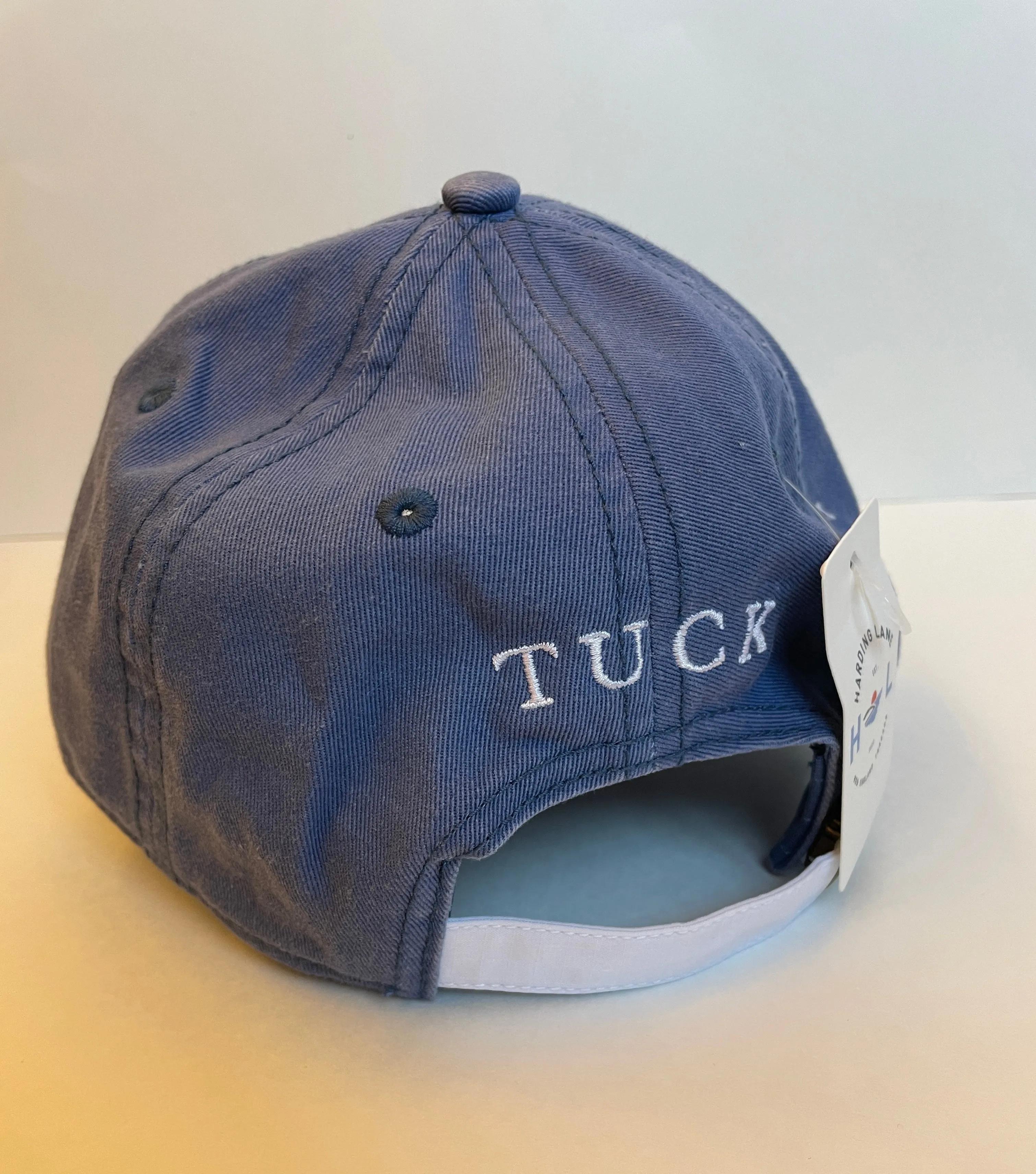 Needlepoint Shield Hat (Slate Blue)