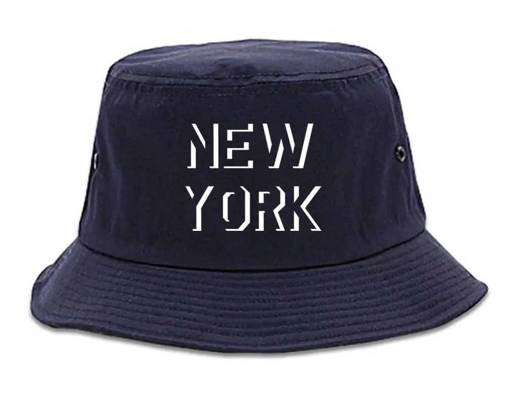 New York Shadow Logo Bucket Hat