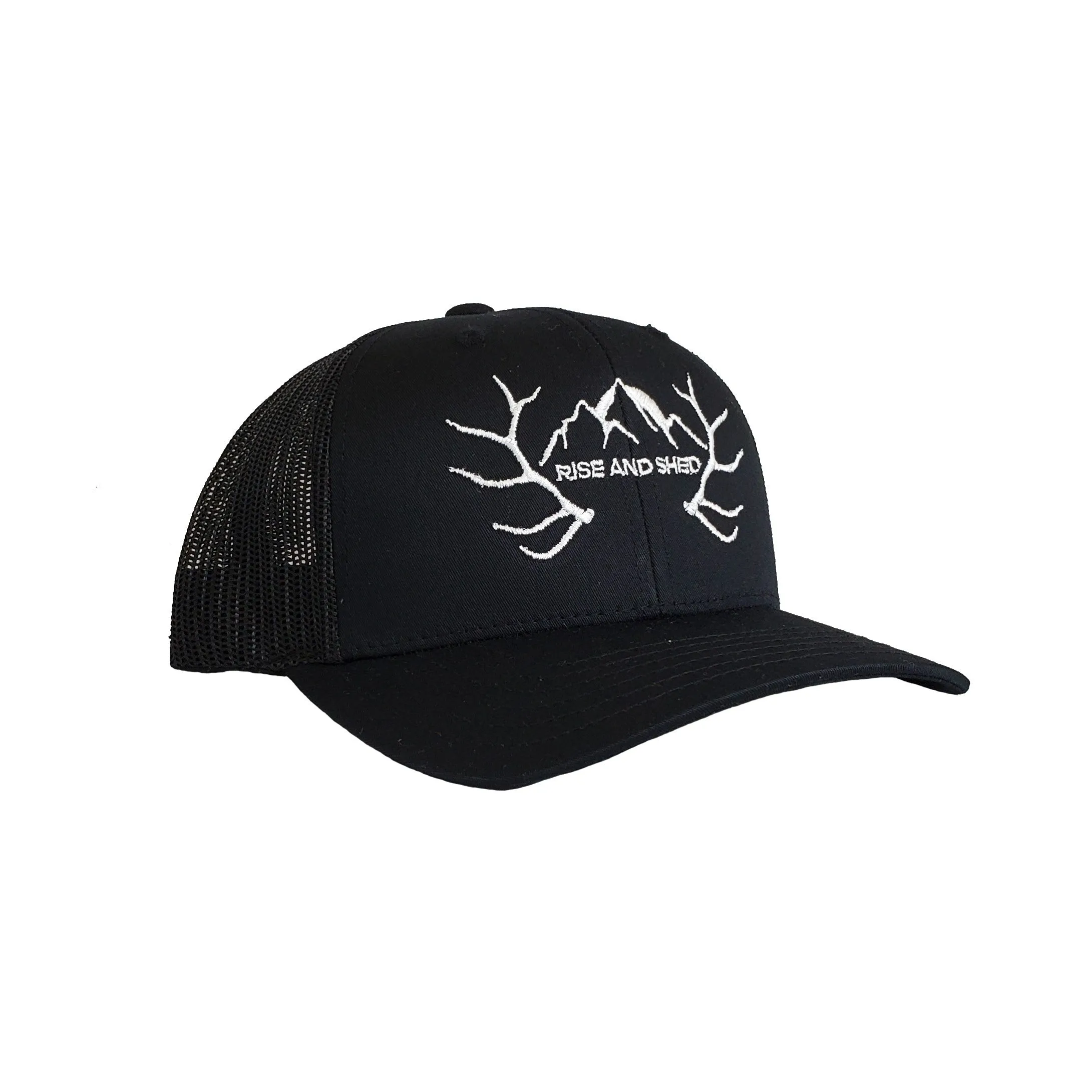 OG RISE AND SHED BENT BRIM "BLACK"