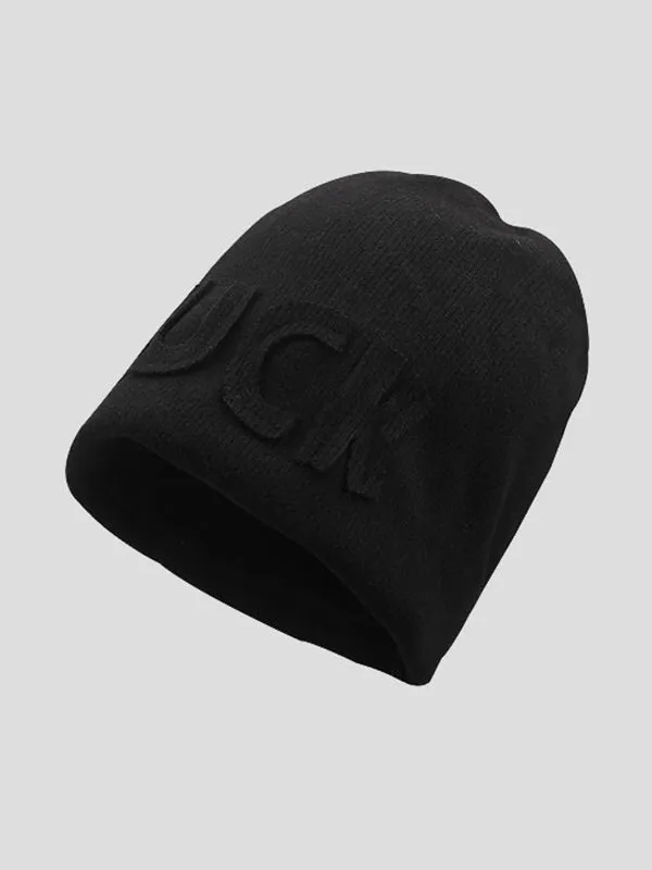 Original Simple 5 Colors Letter Applique Knitting Hat