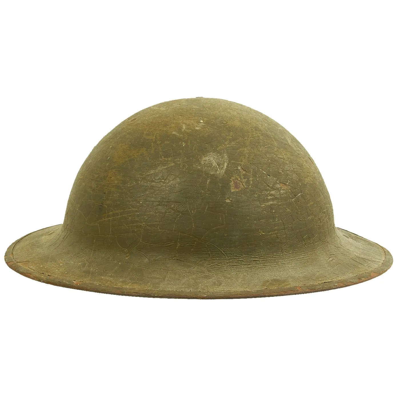 Original WWI U.S. Marine Corps M1917 Doughboy Helmet Shell with EGA Badge & Partial Liner
