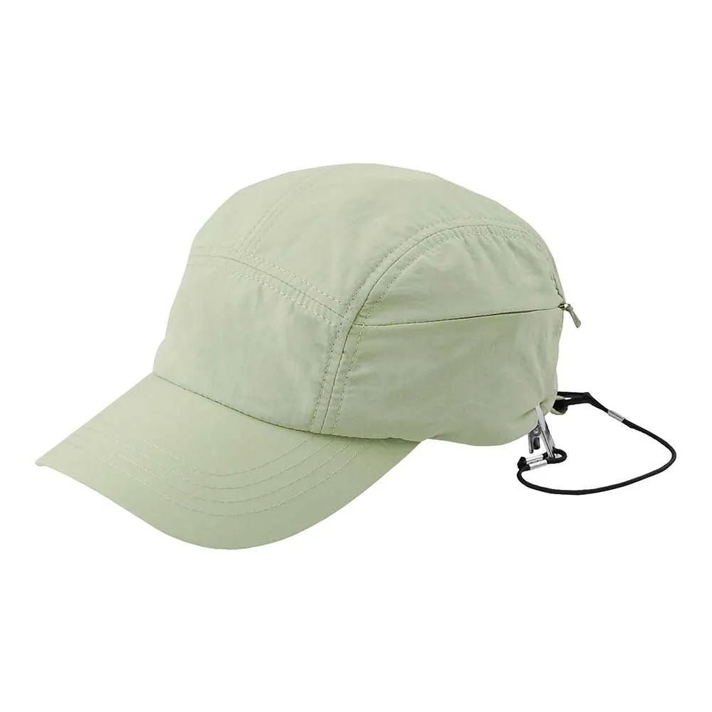 Outdoor Taslon Baseball Cap with Zipper Pocket