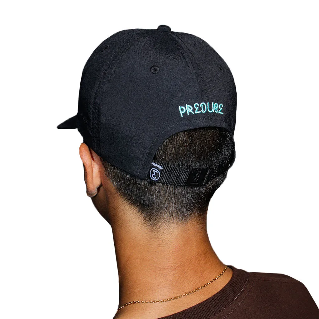 Preduce 6 Panel Small E Unstructured Hat Black/Mint