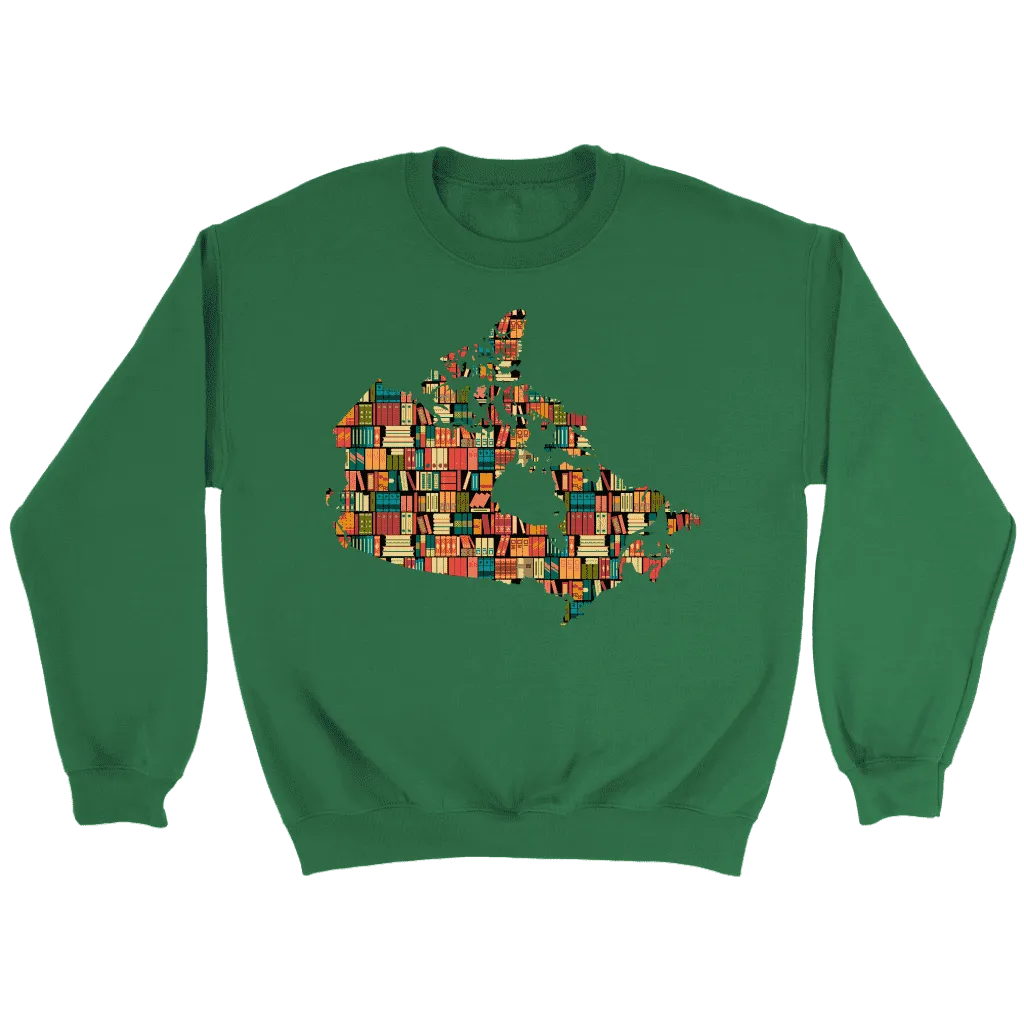 "Canada Bookish Map" Sweatshirt