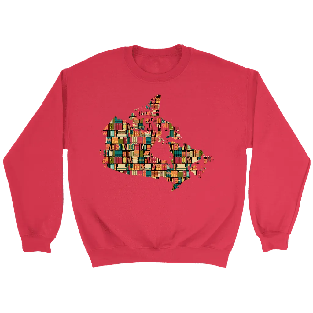 "Canada Bookish Map" Sweatshirt