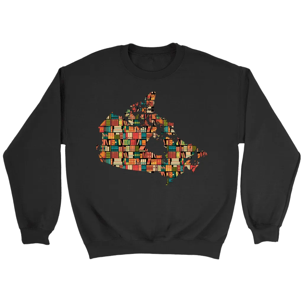 "Canada Bookish Map" Sweatshirt