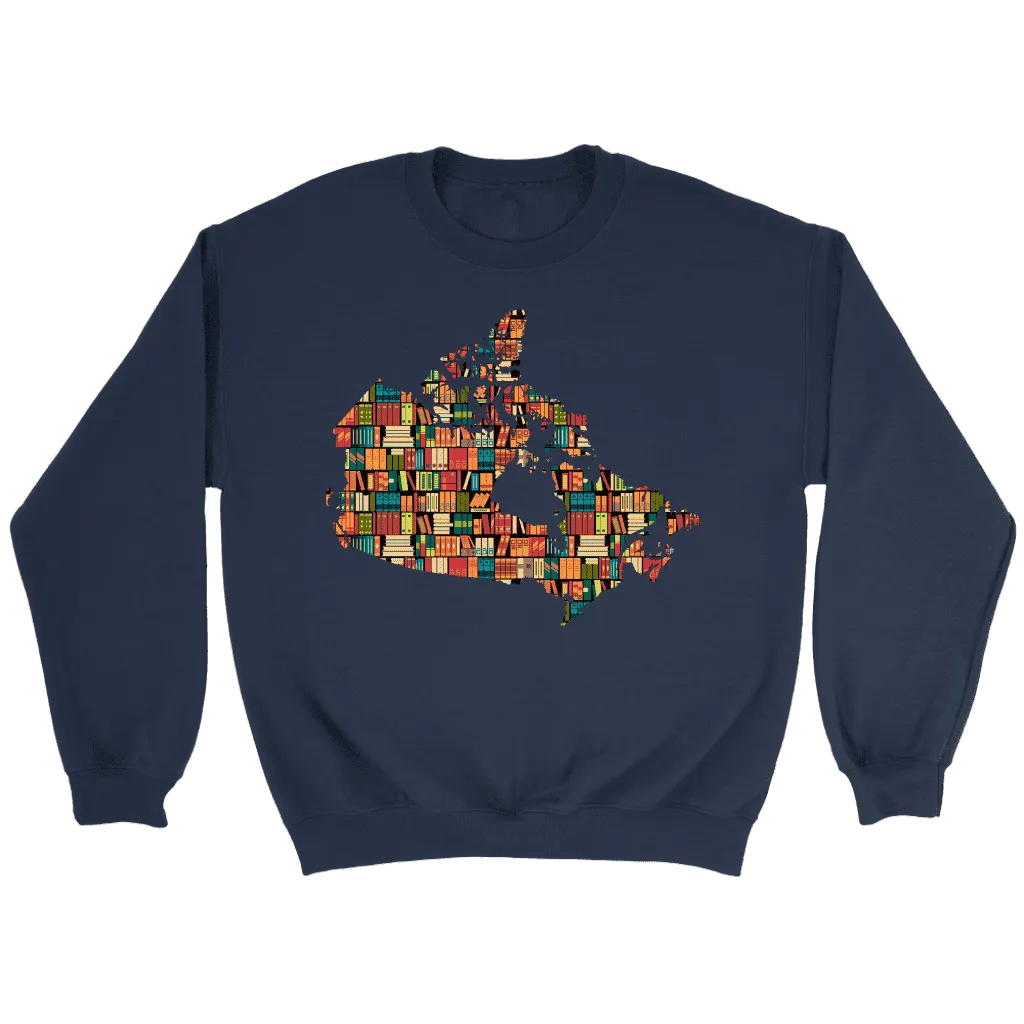 "Canada Bookish Map" Sweatshirt