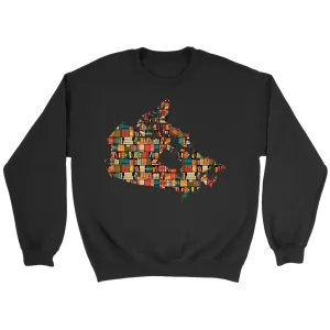 "Canada Bookish Map" Sweatshirt