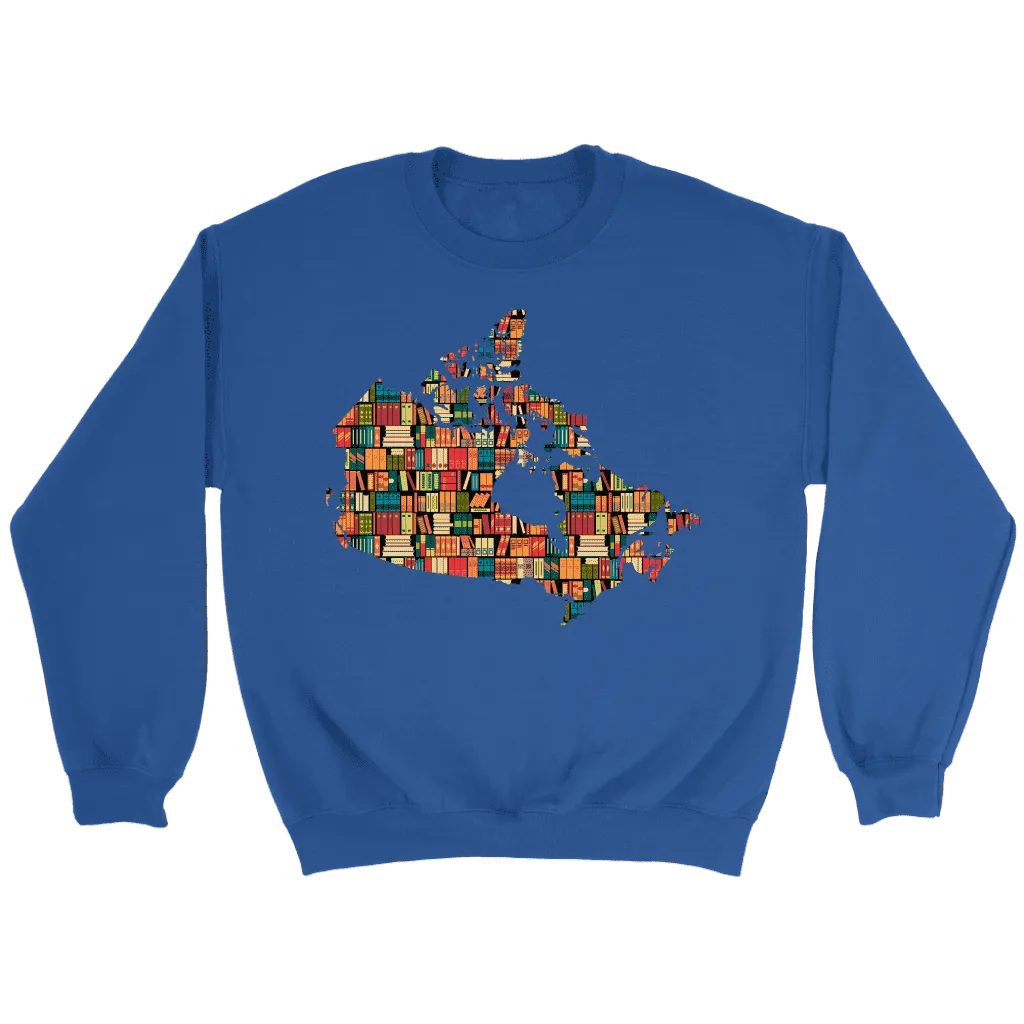 "Canada Bookish Map" Sweatshirt