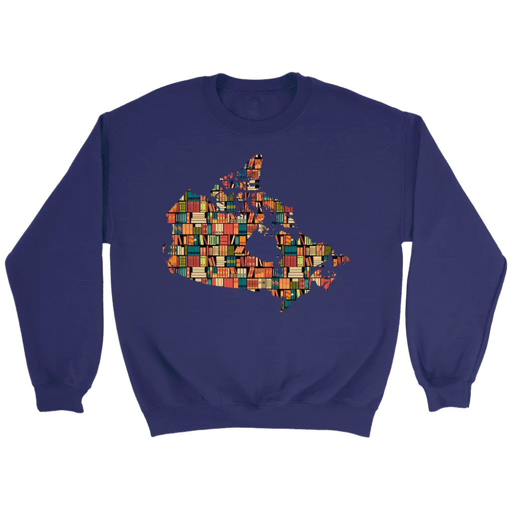 "Canada Bookish Map" Sweatshirt