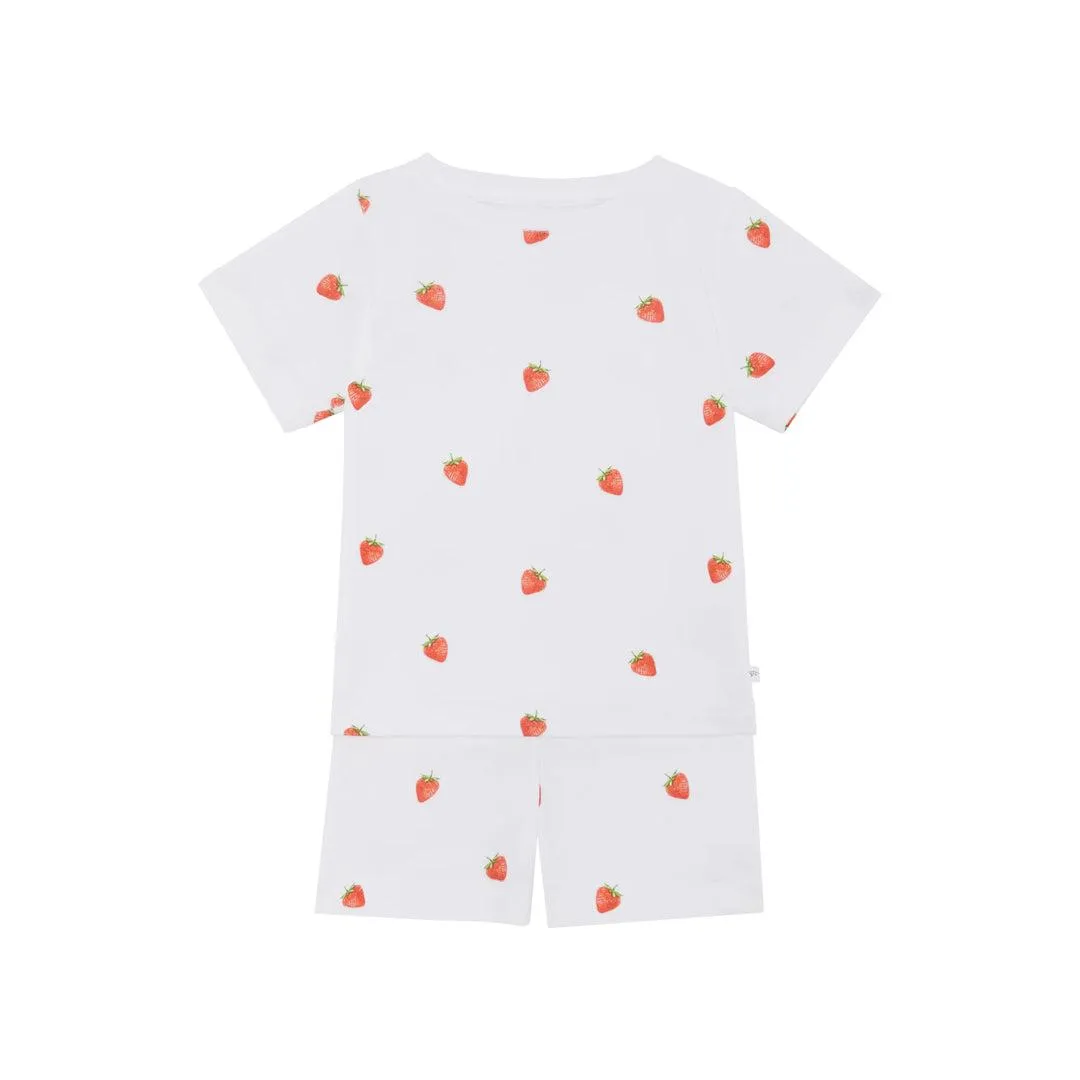 Rosa & Blue Summer Pyjamas  - Strawberry