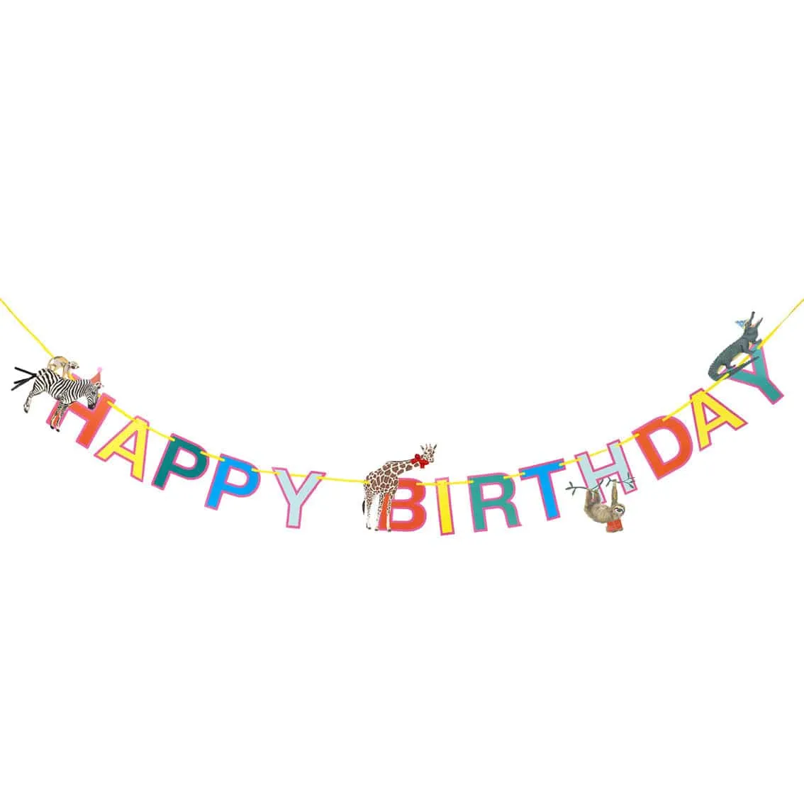 Safari Party Happy Birthday Paper Garland - 3m