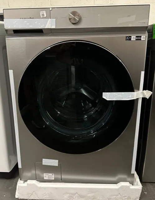 Samsung BESPOKE WF53BB8900AT 27 Inch Front Load Smart Washer with 5.3 cu. ft. Capacity, AI OptiWash™, Vibration Reduction Technology , Auto Dispense, MultiControl™, Swirl Drum Interior