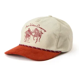 SEAGER Los Rios Corduroy Snapback - CREAM RUST