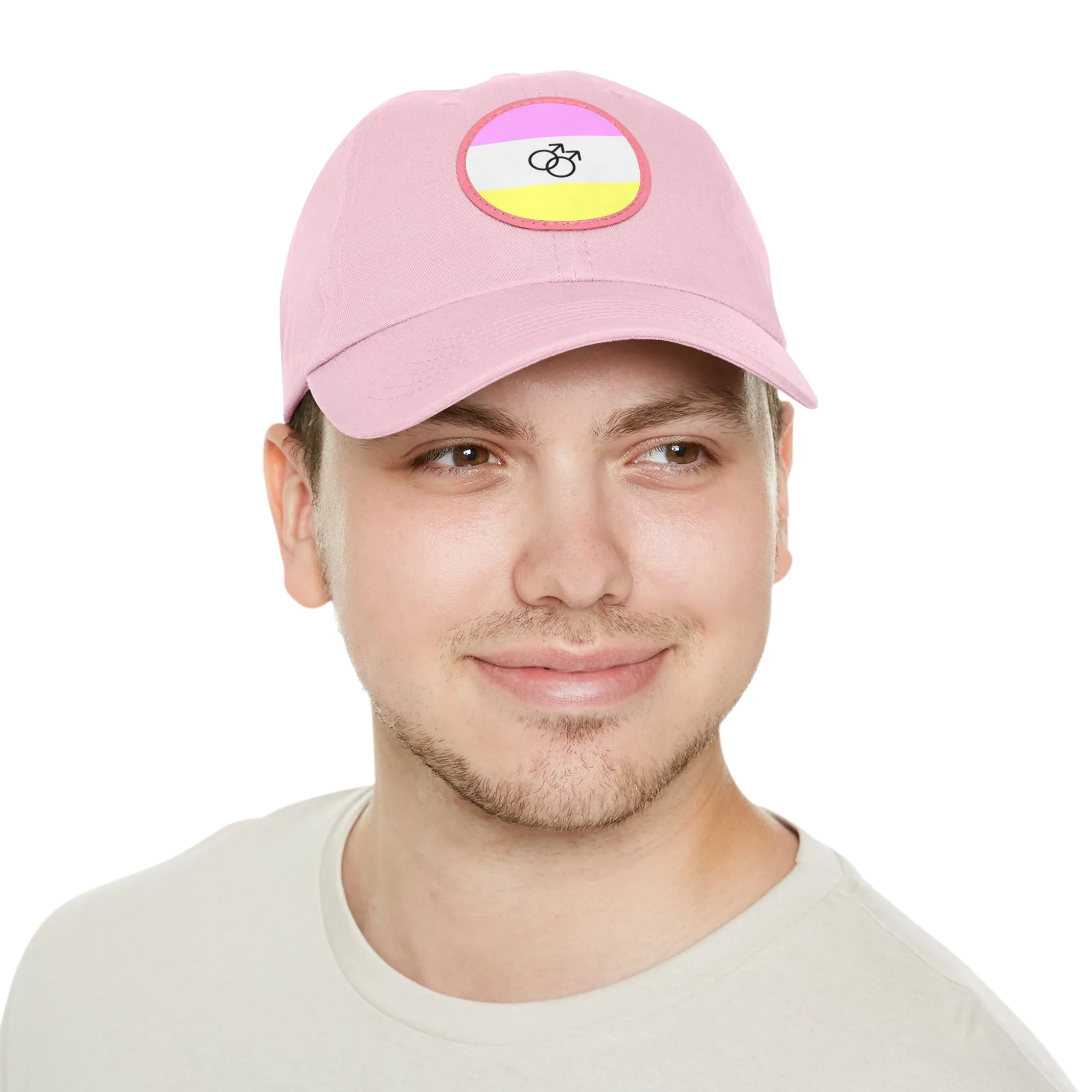 SHAVA CO Twink Flag Hat with Leather Patch (Round)