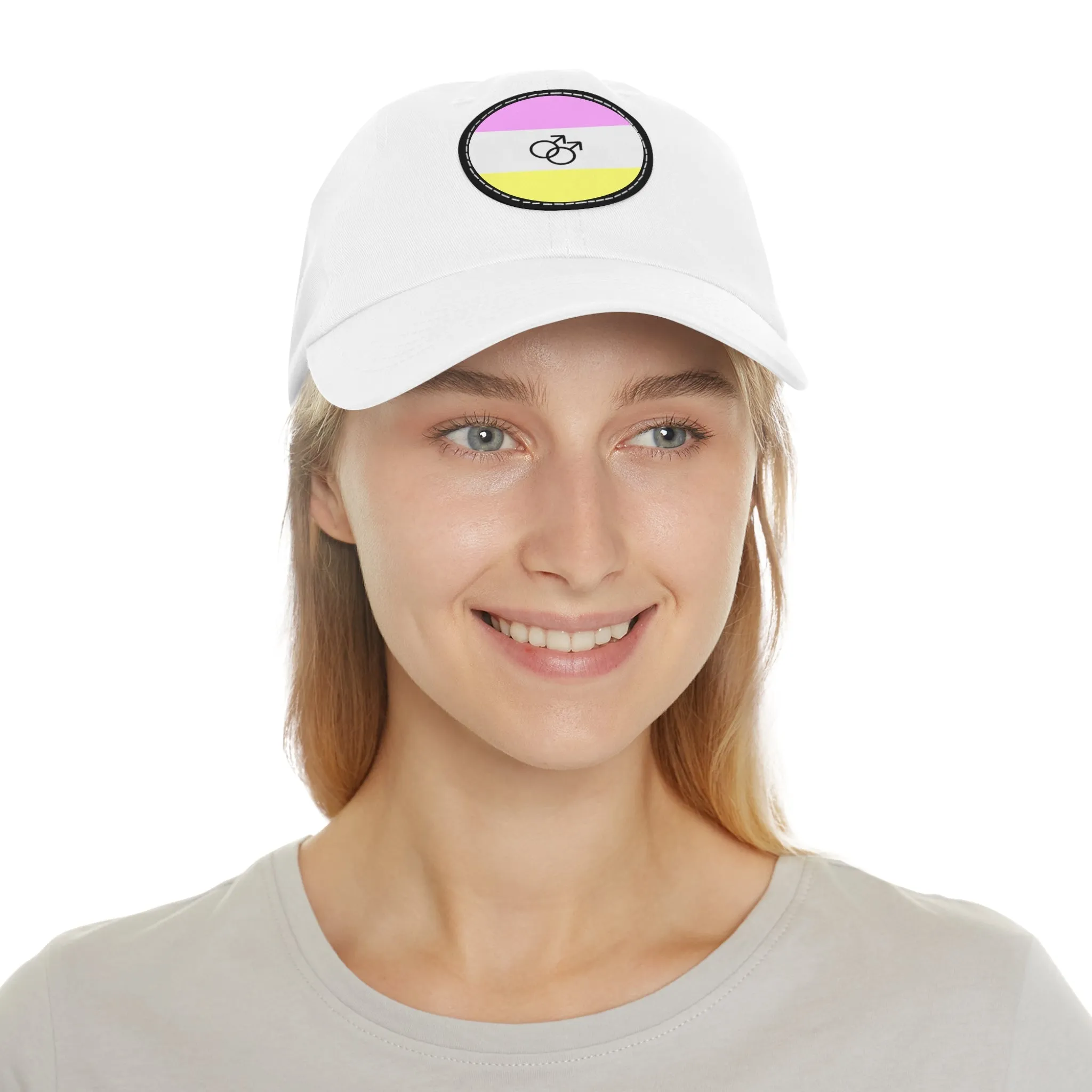 SHAVA CO Twink Flag Hat with Leather Patch (Round)