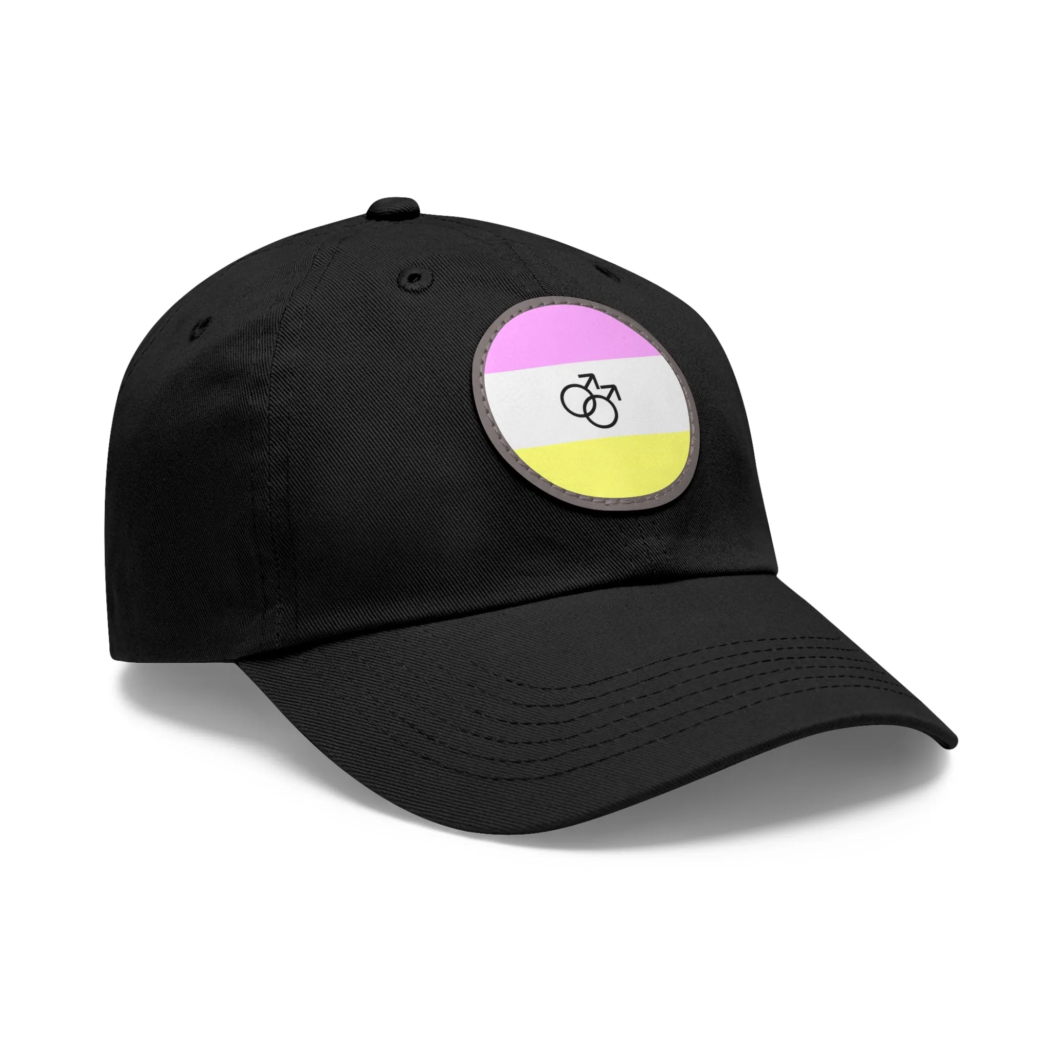 SHAVA CO Twink Flag Hat with Leather Patch (Round)