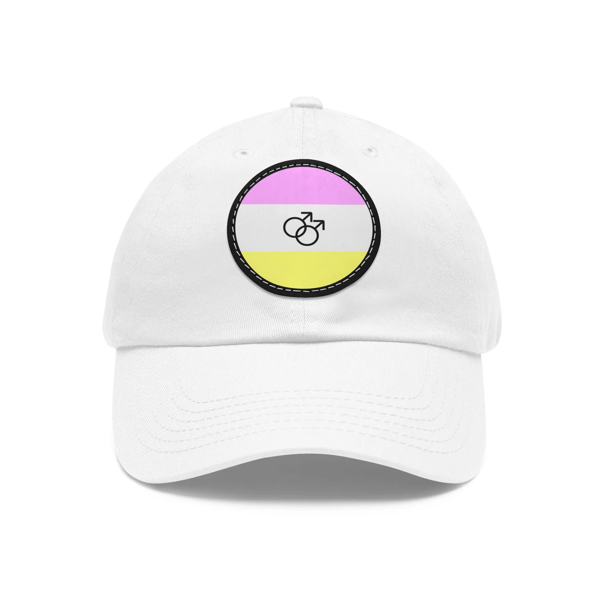 SHAVA CO Twink Flag Hat with Leather Patch (Round)