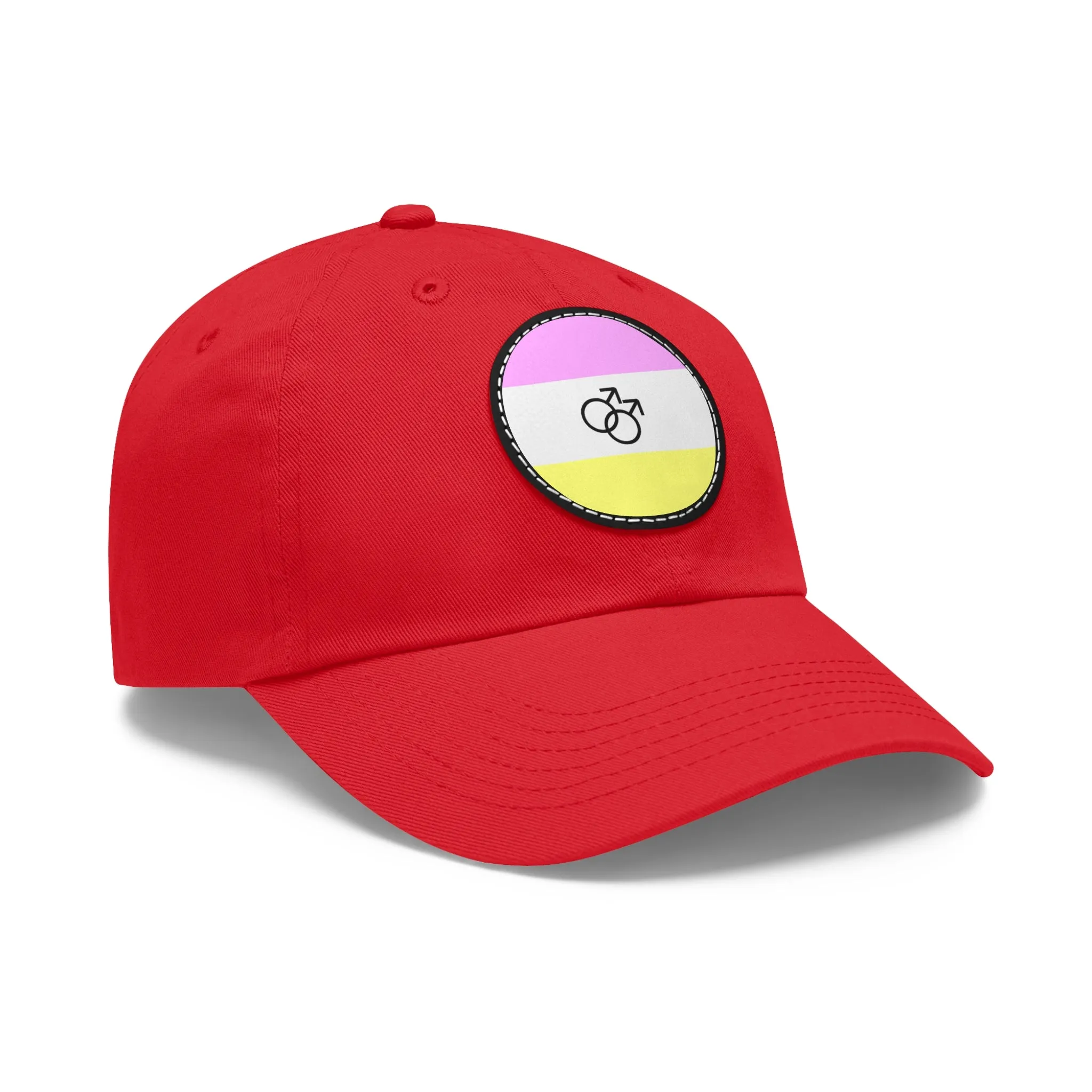 SHAVA CO Twink Flag Hat with Leather Patch (Round)