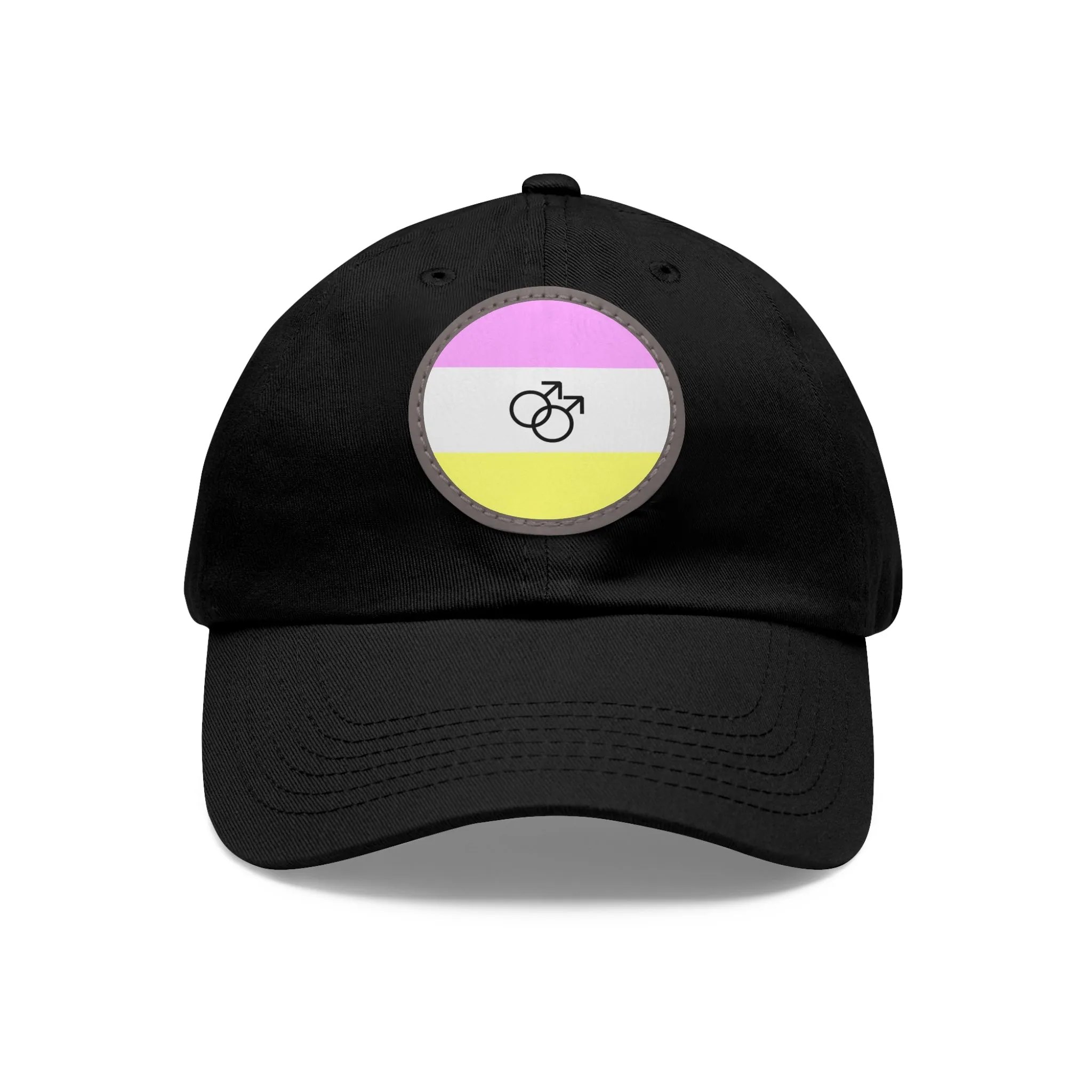 SHAVA CO Twink Flag Hat with Leather Patch (Round)