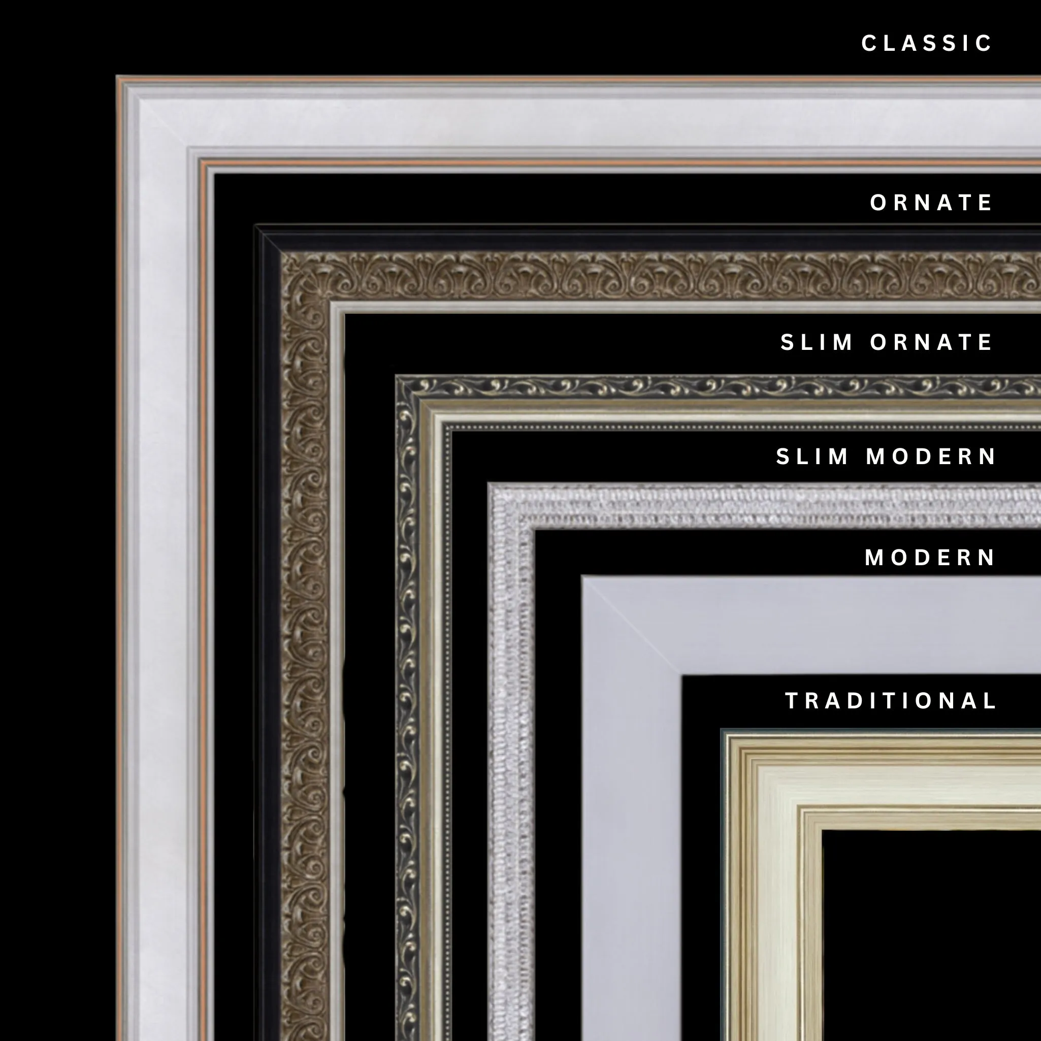Silver 20x32 Picture Frame Ornate Traditional Classic Antique
