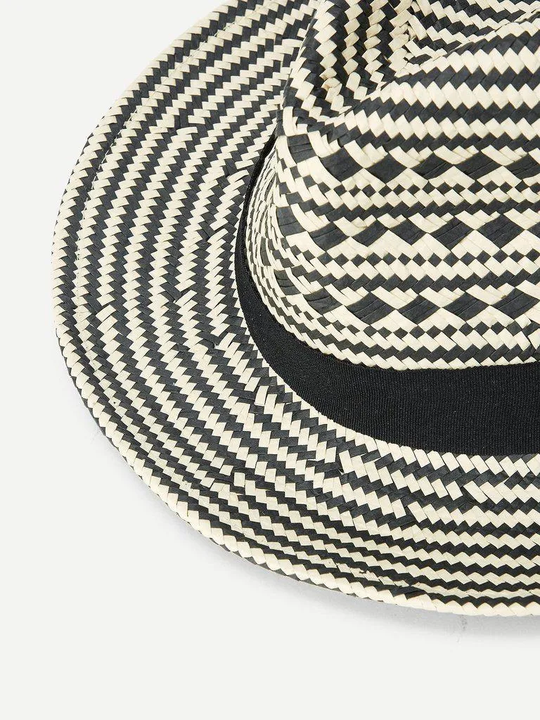 Straw Fedora Hat