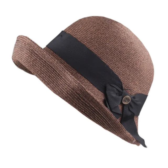 Summer Hat Women Straw Cap Big Brim Sun Hat For Girl Beach Hat