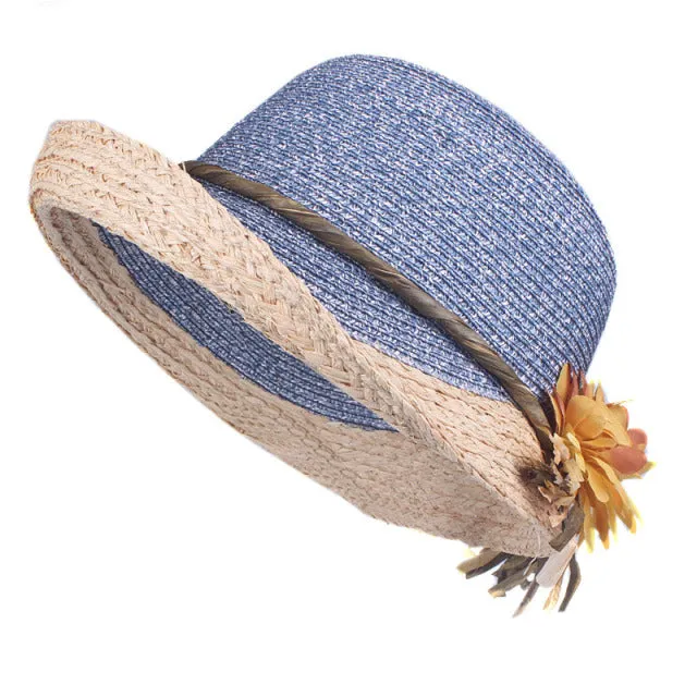 Summer Hat Women Straw Cap Big Brim Sun Hat For Girl Beach Hat