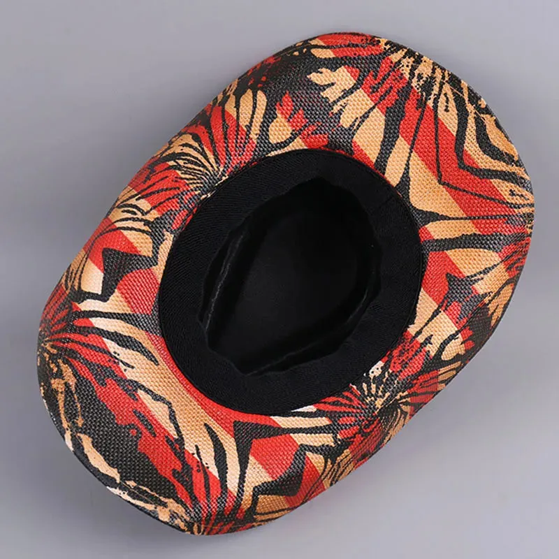 Summer Western Cowboy Grass Stetson Graffiti Fedoras