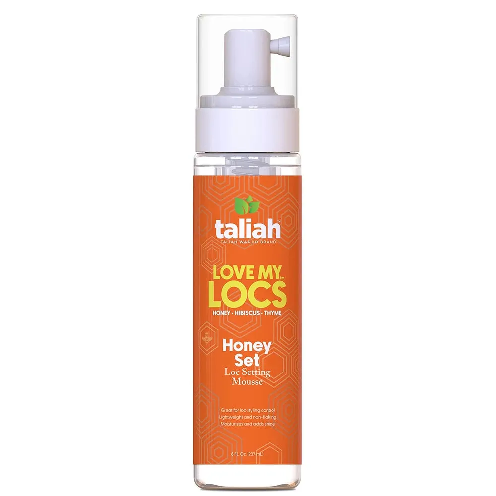 Taliah Waajid Love My Locs Honey Set Loc Setting Mousse 8 oz