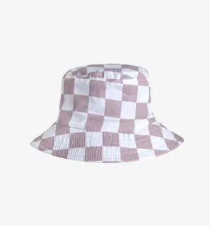 The Check Yourself Reversible Bucket Hat - Seashore - KIDS