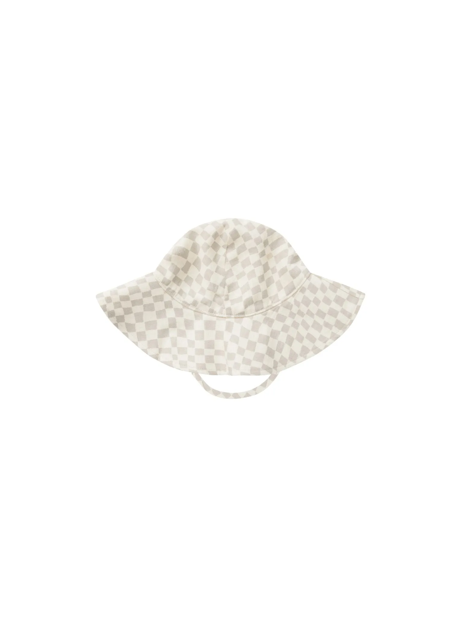 The Floppy Sun Hat by Rylee & Cru - Dove Check - BABY