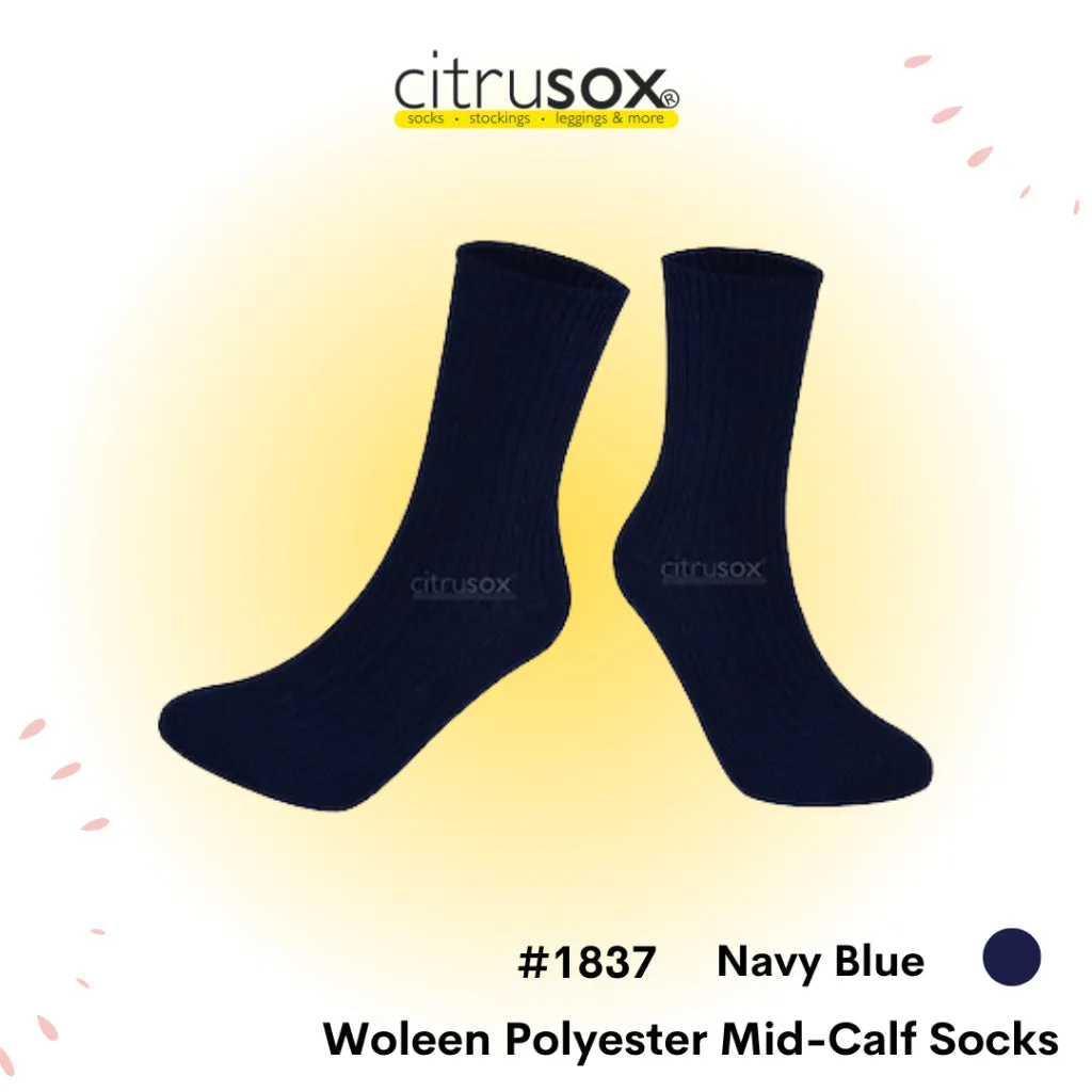 Woolen Polyester Mid-Calf Socks