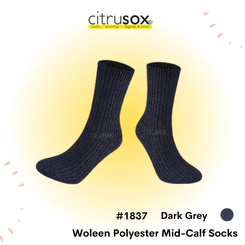 Woolen Polyester Mid-Calf Socks
